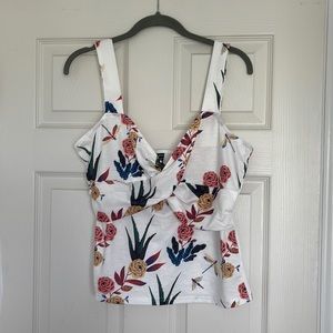 Floral Shein Tank Top